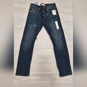 Signature by Levi Strauss Dark Blue Slim Straight Jeans 30x32 - New With Tags